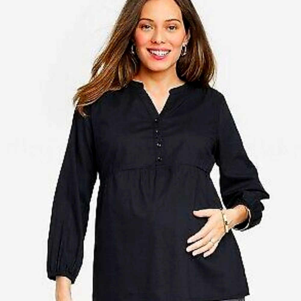 Isabel maternity blouse size S black